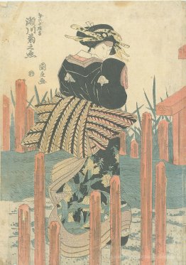 Segawa Kikunojo V comme onnagata