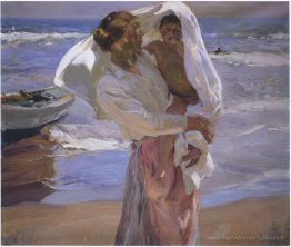 Juste hors de la mer