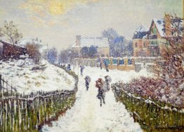 Boulevard Saint-Denis, argenteuil, en hiver
