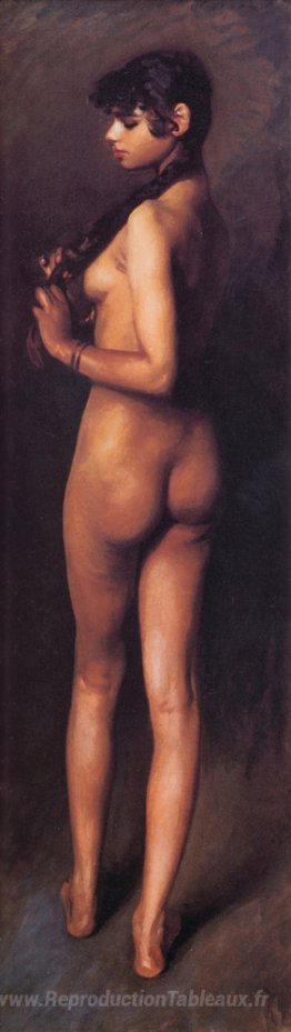 Fille égyptienne nue