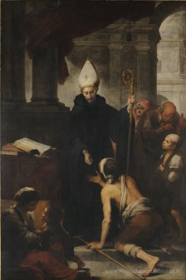 Thomas de Villanova donnant l'aumône aux poors