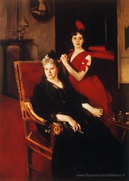 Mme Edward Burckhardt et sa fille Louise