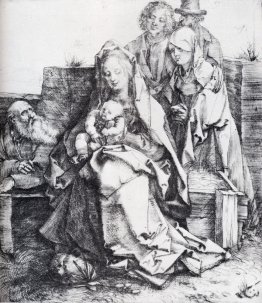 La Sainte Famille avec Saint-Jean, le Madeleine et le Nicodème
