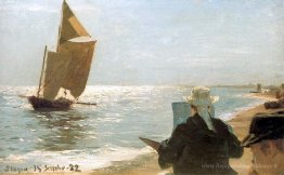 Artistes sur la plage