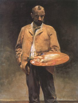 Autoportrait avec palette