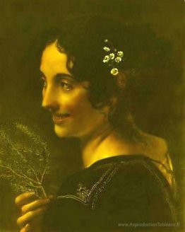 Un gitan avec une branche de Myrtle