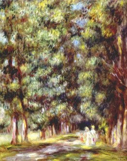 Chemin à travers le sous-bois
