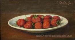 Nature morte avec les fraises