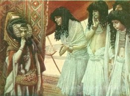 Les Égyptiens admirent la beauté de Sarai