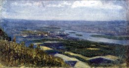 Vue de Krasnoyarsk depuis Knoll