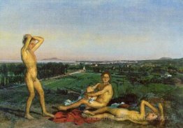 Sur le rivage de la baie de Naples