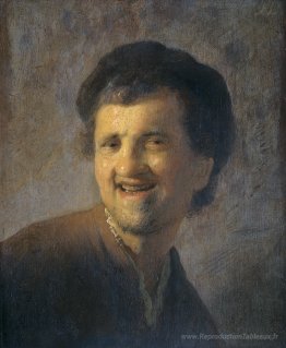 Buste d'un jeune homme qui rit
