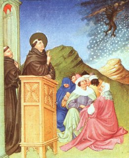 St. Anthony de Padoue stimulant une tempête