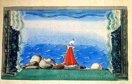 Un Buccaneer au bord de la mer. Set de scène.