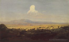 Nuage sur la vallée de la montagne