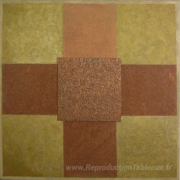 Peinture - or et marron
