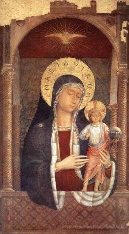 Madonna et enfant donnant des bénédictions