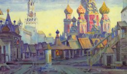 Conception de scène pour l'opéra de Mussorgsky 'Khovanshina'