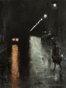 Nächtliche Straßnszène, Berlin