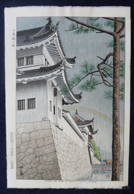 Pluie arrosée au château de Nijo