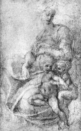 Madonna, enfant et St.John le baptiste