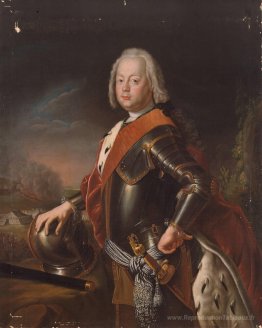Portrait de Christian August, prince d'Anhalt Zerbst, père de Ca