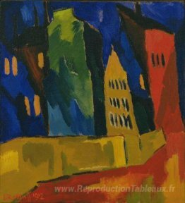 Maisons la nuit