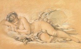 Jeune femme dormant