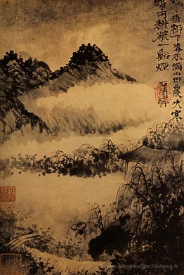 Non loin du mont Huang, le buffle dans le champ de riz