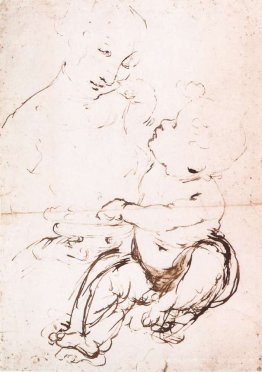 Étude pour la Madonna avec le bol des fruits