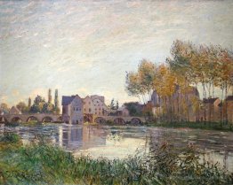 Coucher de soleil à Moret