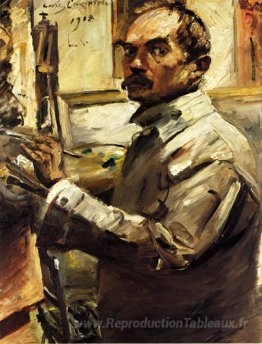 Autoportrait dans une blouse blanche
