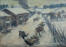 Un épisode de la guerre civile. La bataille dans le village.
