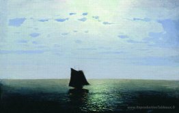 Nuit au clair de lune sur la mer