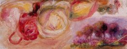Roses avec un paysage