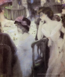 Les joueurs (pastel sur papier)