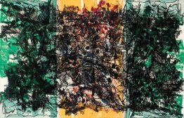 Orange triptyque