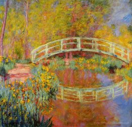 Le pont japonais (le pont dans le jardin de Monet)