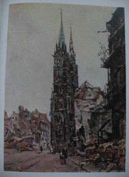 Nuremberg. Cathédrale de Saint-Lorenz.