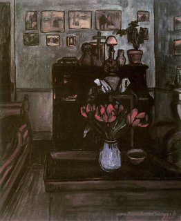 Crépuscule dans une pièce intime