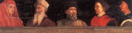 Portraits de Giotto, Uccello, Donatello, Manetti et Bruno
