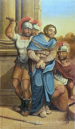 Une flagelação de Cristo