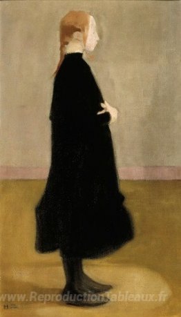 Écolière en noir
