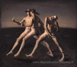 Homme mordu par un serpent