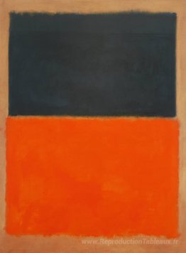 Vert et mandarine sur le rouge