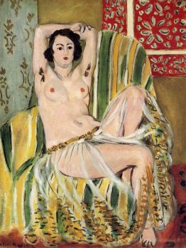 Femme maure aux bras maintenus