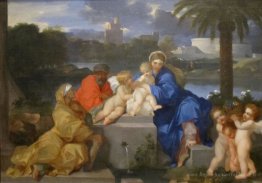 La Sainte Famille avec les saints Elizabeth et l'enfant Jean-Bap