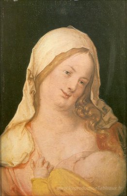 Vierge allaitant l'enfant
