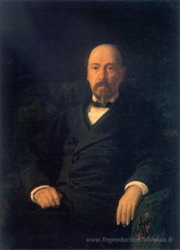 Portrait du poète Nikolay Nekrasov