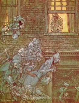 L'air était rempli de fantômes, errant ici et là dans la hâte ag